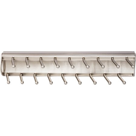 HARDWARE RESOURCES Satin Nickel 14" Tie Rack 355T-SN